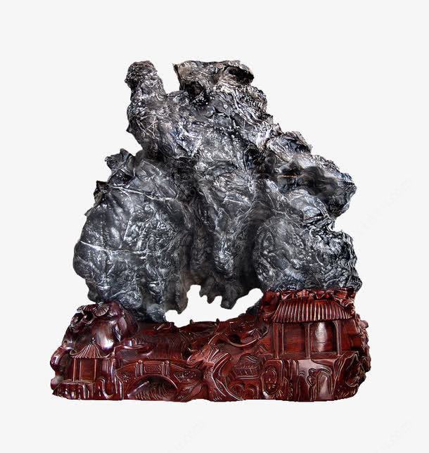 天下為公 靈璧奇石擺件高清素材，典藏藝術(shù)與自然之美