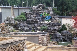 杭州假山專業市場 匠心筑造城市山水畫卷